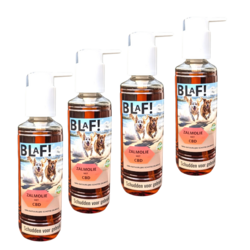 Lachsöl mit CBD, 250 ml. 4 beutel